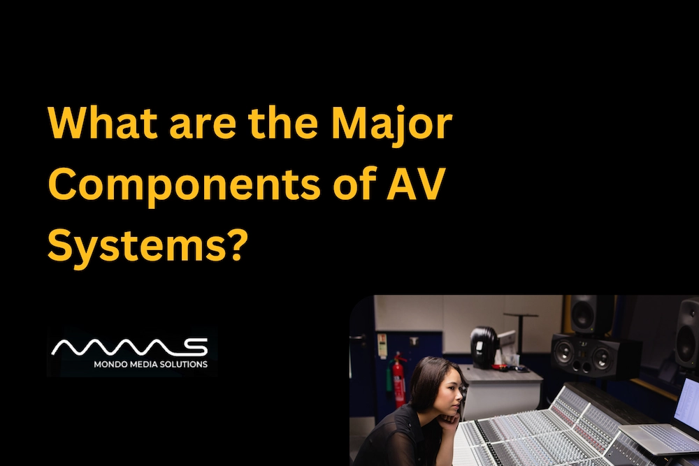 What are the major components of AV systems