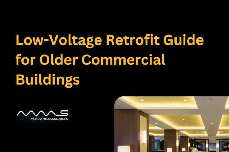 Low-Voltage Retrofit Guide for Older Commercial Buildings